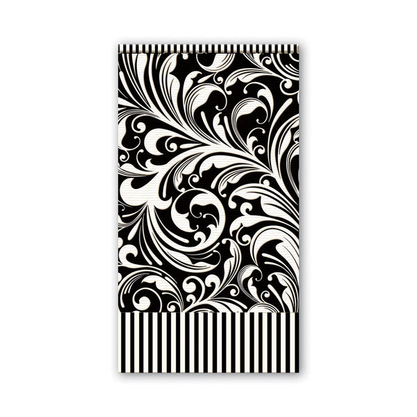 Michel Design Works Black Florentine Hostess Napkins