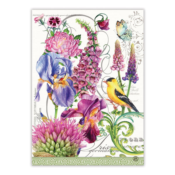 Michel Design Works Deborah's Garden Kitchen Towel