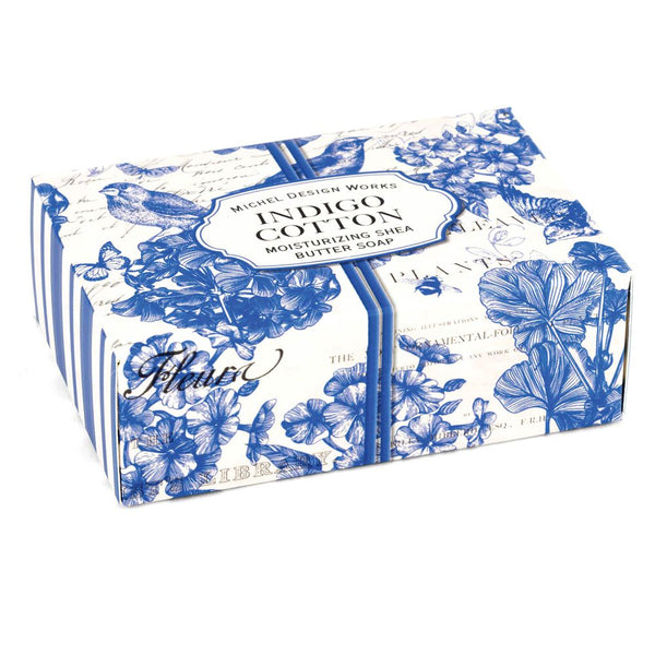 Michel Design Works Indigo Cotton Boxed Single Soap