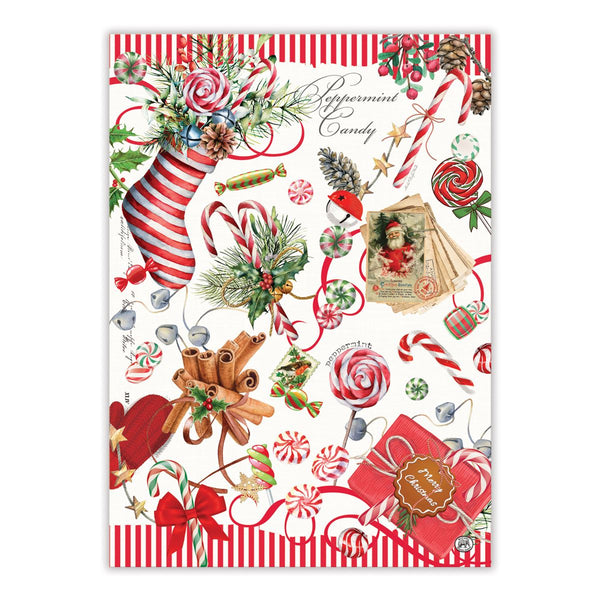 Michel Design Works Peppermint Kitchen Towel