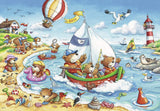 Ravensburger Seaside Holiday with Two 24 Piece Jigsaw Puzzles