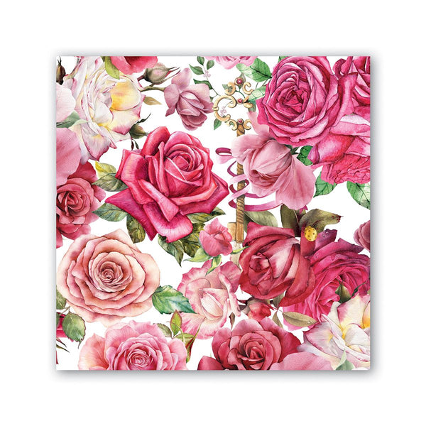 Michel Design Works Royal Rose Cocktail Napkins