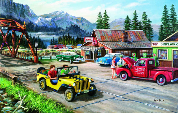 SunsOut Alaskan Road Trip 550 Piece Jigsaw Puzzle