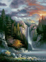 SunsOut Misty Falls 1000 Piece Jigsaw Puzzle