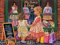 SunsOut My Sister's Closet 300 Piece Jigsaw Puzzle