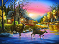 SunsOut River's Crossing 500 Piece Jigsaw Puzzle