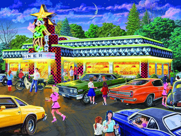 SunsOut Star Diner 500 Piece Jigsaw Puzzle