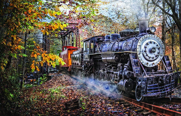 SunsOut Train's Coming 1000 Piece Jigsaw Puzzle